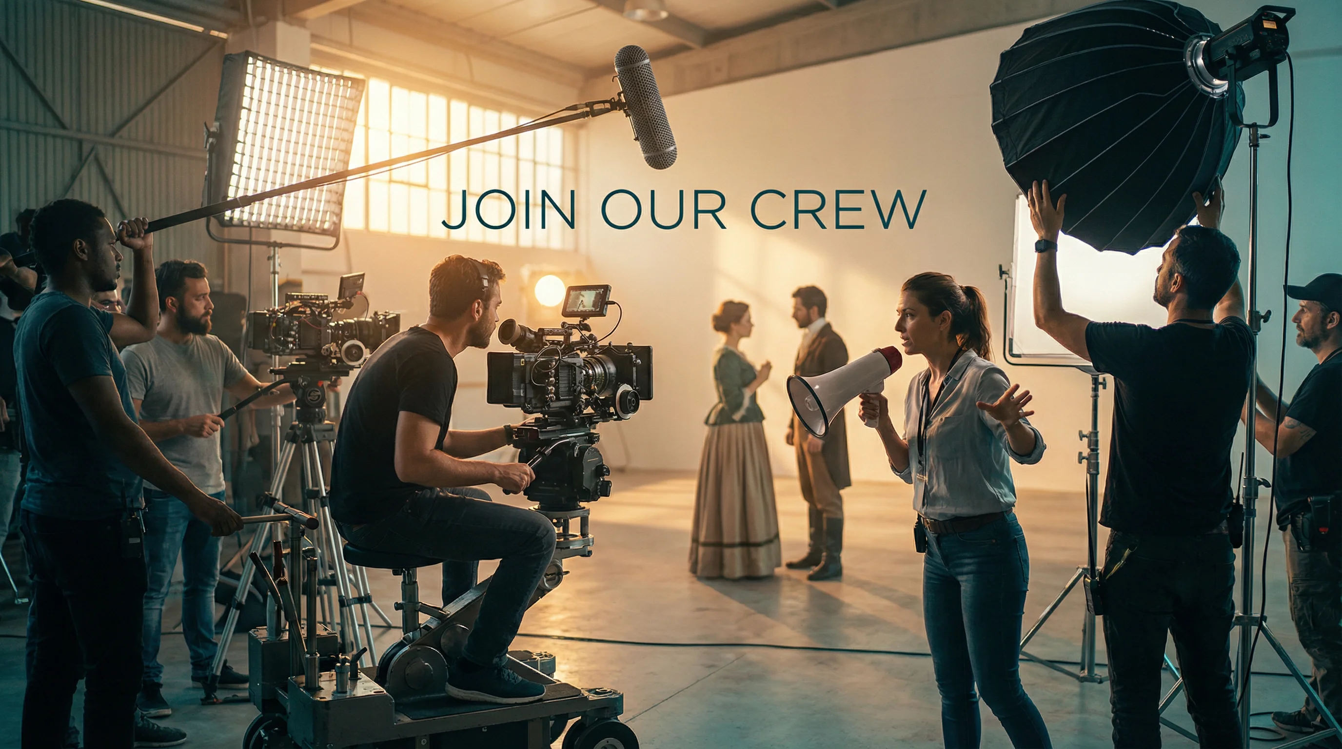 91      一起草wwwcom17影视剧组招聘平台首页横幅 - 专业影视人才招聘服务